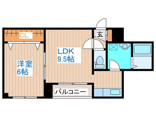 キャトレ－ル中島公園の物件間取画像